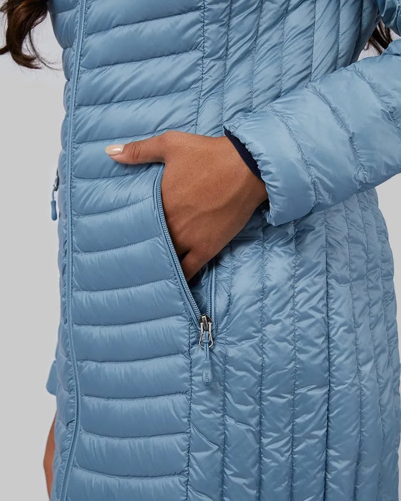 32 Degrees Women's 3/4 Ultra-Light Down Jacket| Slim Fit | Detachable Hood | Water Repellant