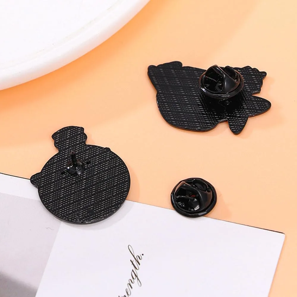 4 Pcs Cute Cat Enamel Pin Set Cute Kawaii Cat Brooches for Backpack Hat Jackets Bag Clothes Accessories Men Women Gifts