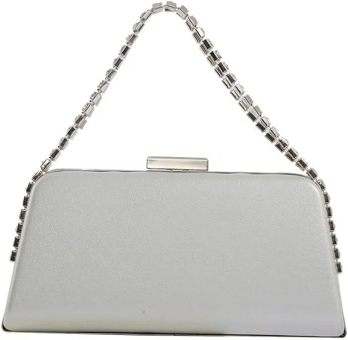 Bridal Wedding Purse Glitter Shoulder Crystal Crossbody Rhinestone Clutch Sparkly Evening for Women