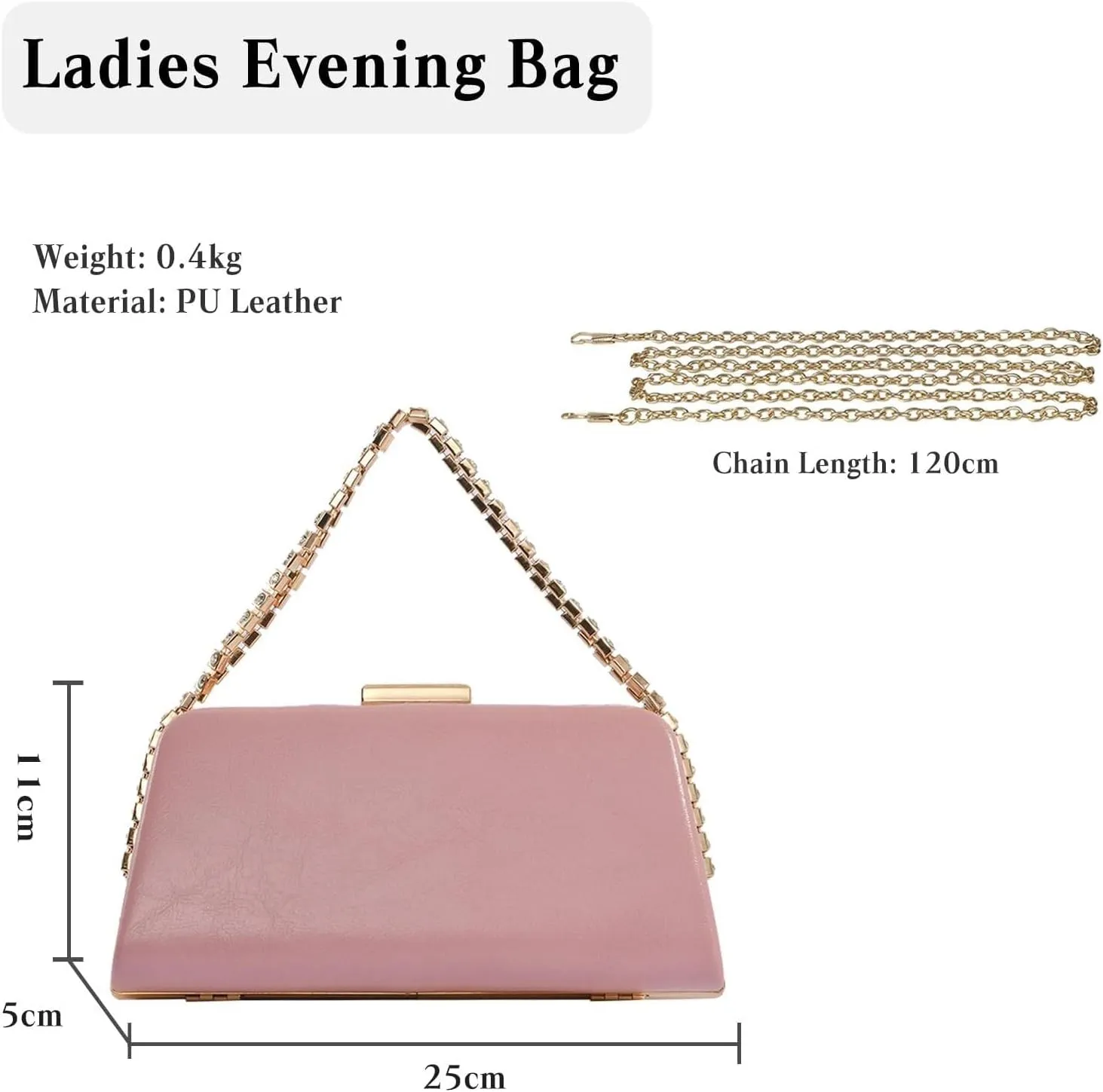 Bridal Wedding Purse Glitter Shoulder Crystal Crossbody Rhinestone Clutch Sparkly Evening for Women