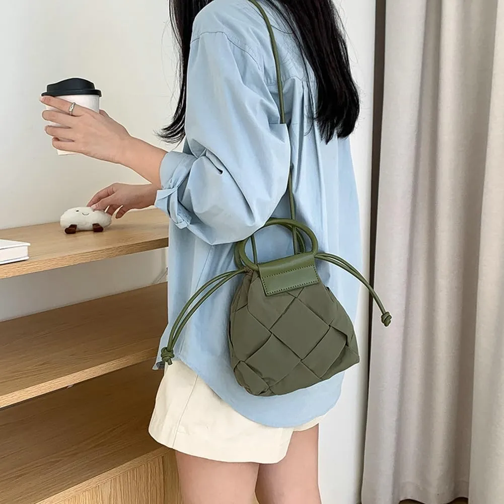 Casual Quilted Crossbody Bags for Women Padding Handbags for Women Soft Cloud Bag Fashion Satchel Shoulder Bag 2024 New