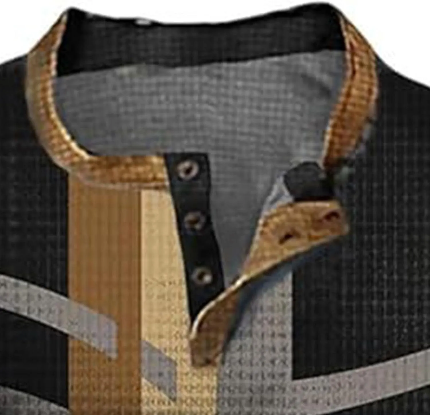 Casual Shirts for Men Long Sleeve Print Full Print Long Sleeved Button Up T Shirt Men's Long Sleeve Tee Shirts 34x34