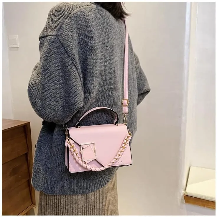 Casual versatile women's chain shoulder crossbody purses fashionable handbags women's small square bags