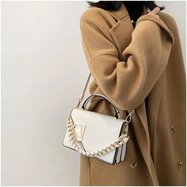 Casual versatile women's chain shoulder crossbody purses fashionable handbags women's small square bags