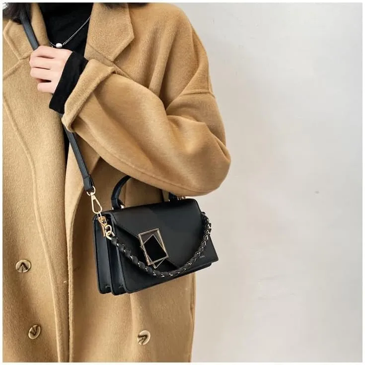 Casual versatile women's chain shoulder crossbody purses fashionable handbags women's small square bags