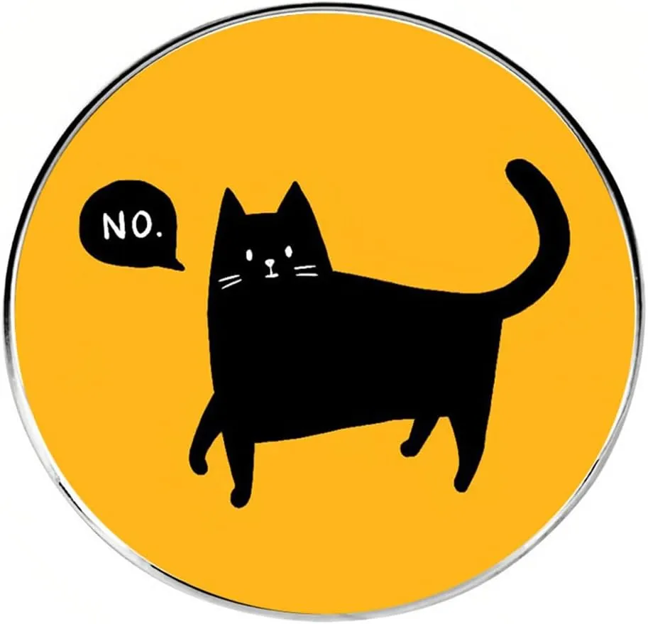 Cat Enamel Pin Cute Cartoon Animal Brooch Pins Kawaii Cat Gift Jewelry Backpack Lapel Brooches for Men Women Cat Lover Gift