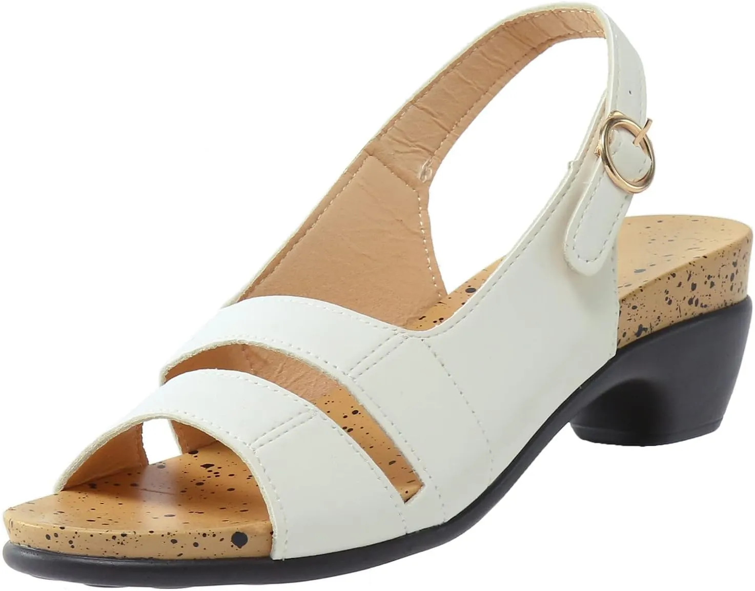 Cathalem Wedge Sandals for Women Sandals Women Summer Beach Sandals Black Sandals Flat Slippers Ring Toe Sandals