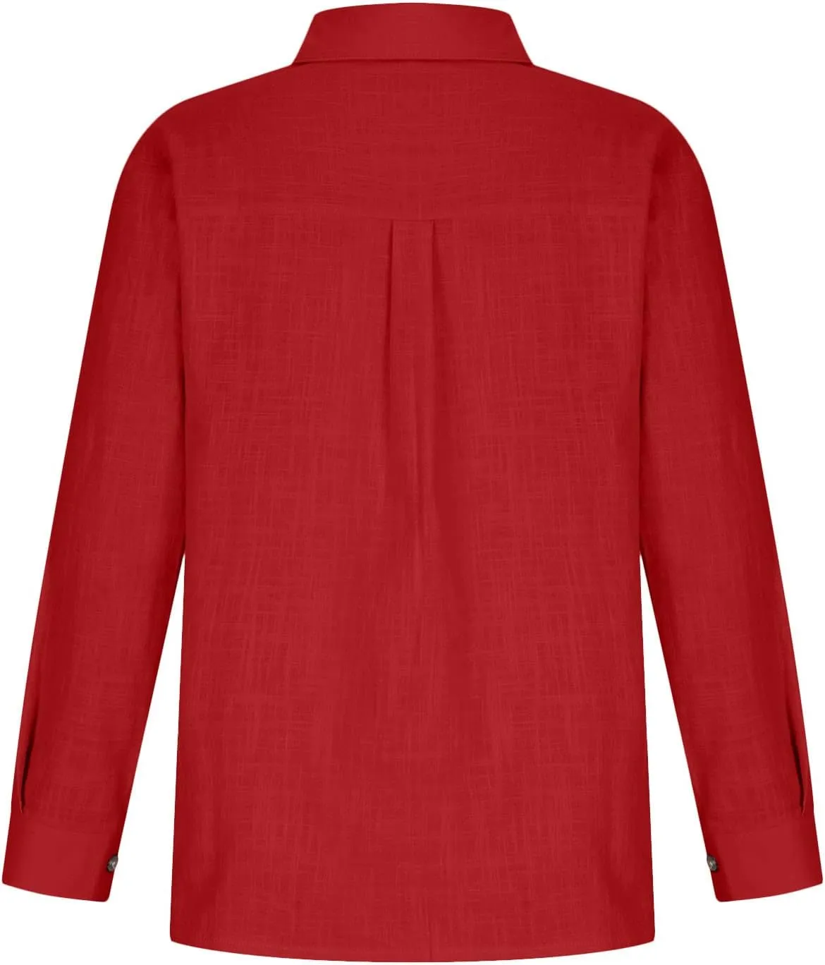 Ceboyel Women Long Sleeve Linen Shirts 2024 Button Down Summer Tops Cotton Gauze Trendy Blouse Dressy Causal Work Clothes