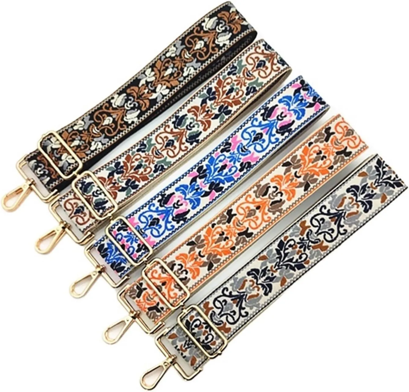 Chain Strap Fabric Bag Bag Straps Shoulder Straps Women's Handbag Replacement Shoulder Straps Accessories with Partially Adjustable Waist Belt Replacement Strap (Color : Light Blue, Size : Gold Hard