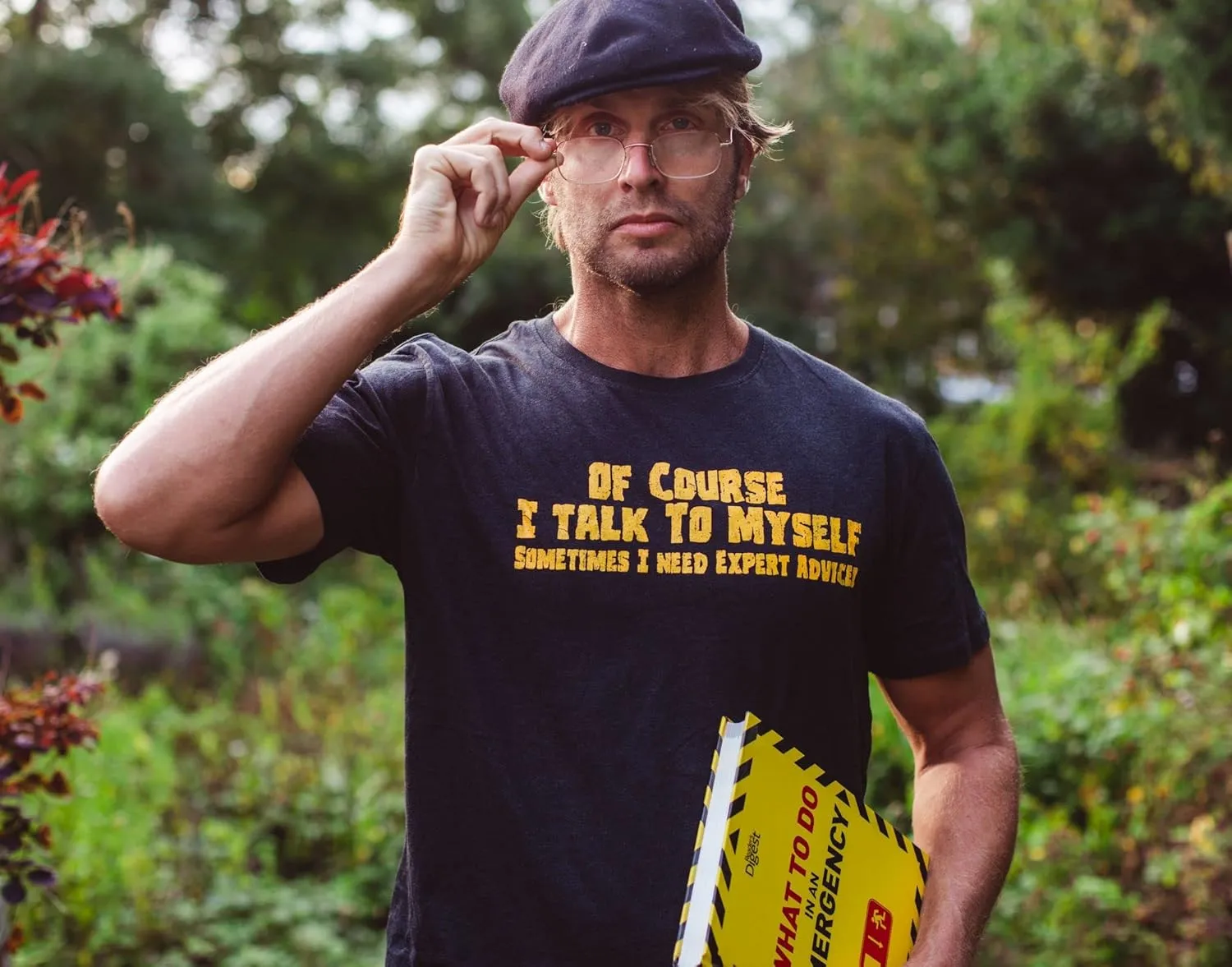 Crazy Dog Mens of Course I Talk to Myself Sometimes I Need Expert Advice Funny T Shirt