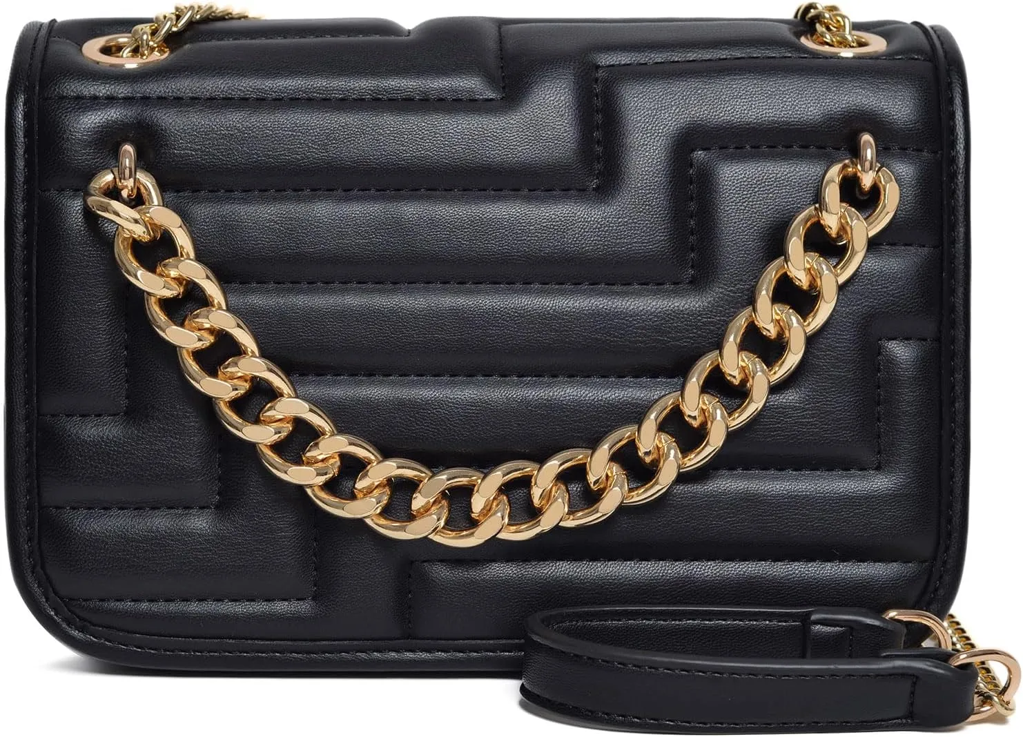 Crossbody Bags for Women,Vegan Leather Purses for Women,Small Shoulder Handbags with Chain Strap