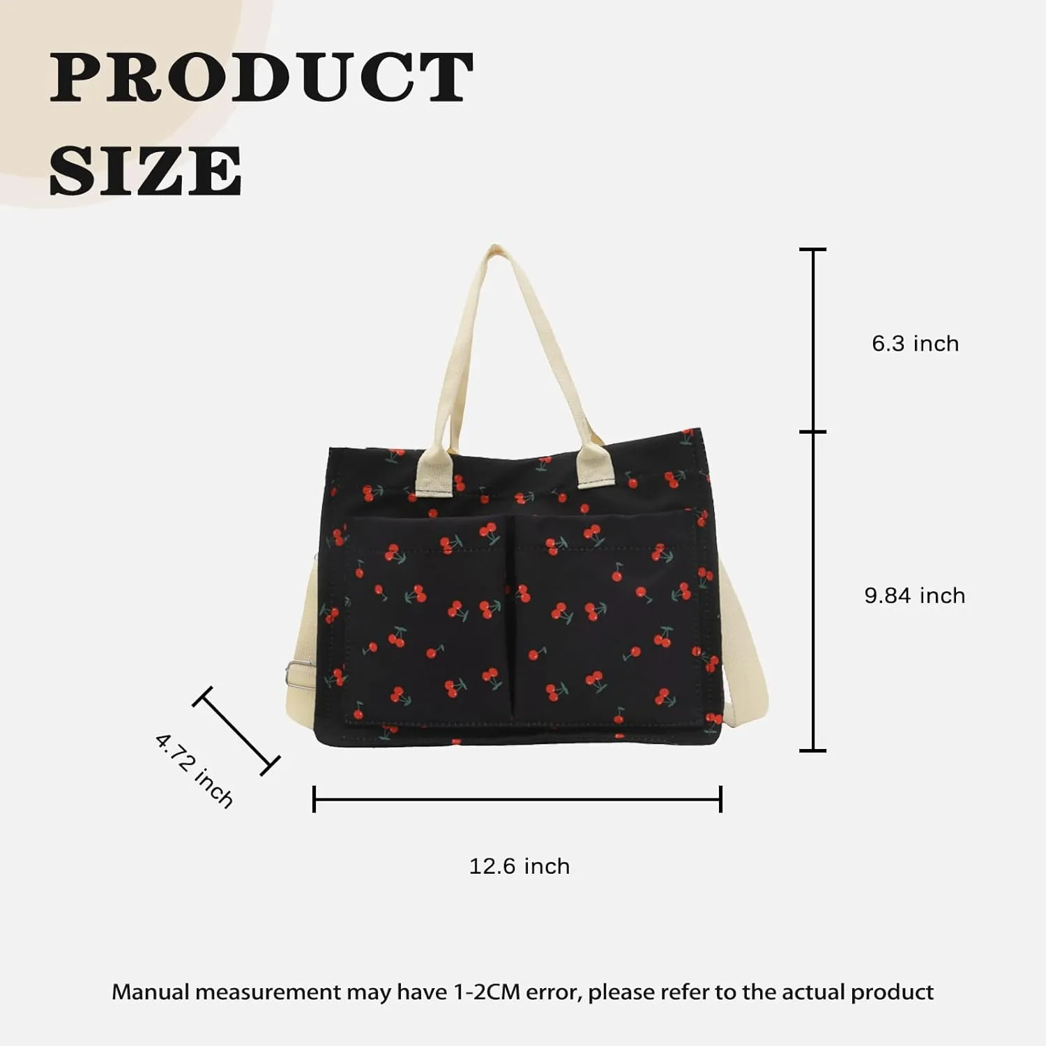 Cute Crossbody Bag Strawberry Purse Corduroy Tote Bag Fashion Chain Shoulder Handbag Canvas Bags For Women Girls
