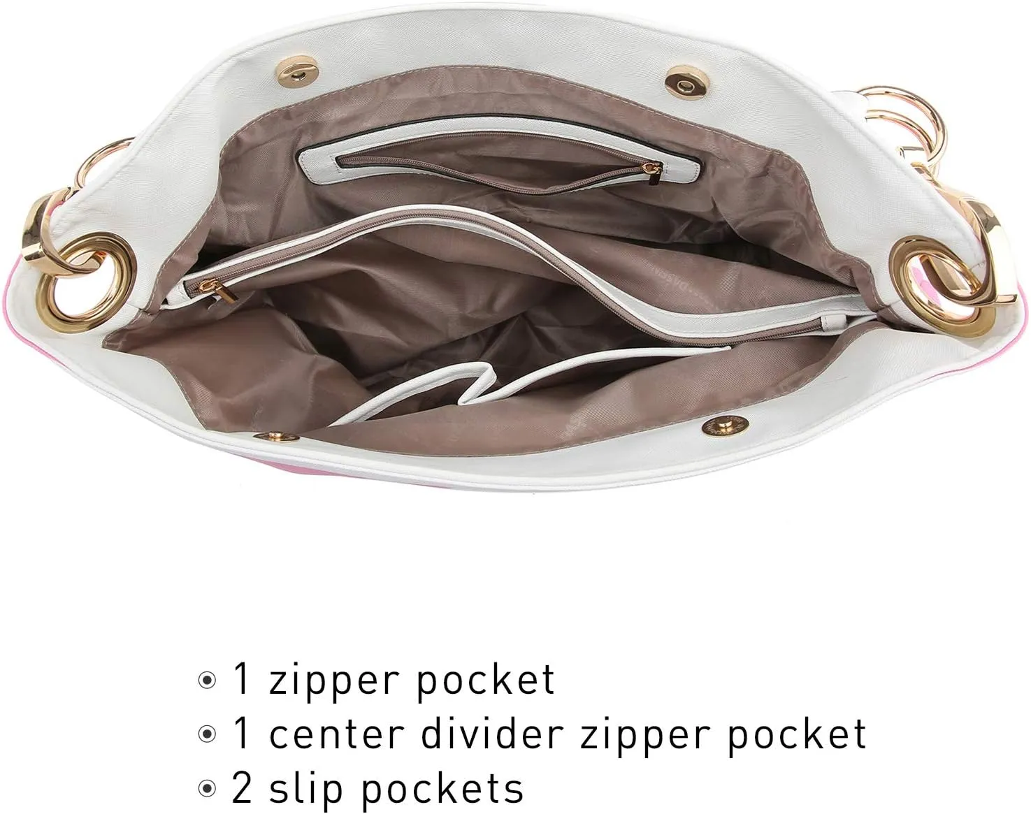 Dasein Hobo Purses for Women Soft PU Leather Handbags Slouchy Hobo Bags Shoulder Bag Top Handle Tote