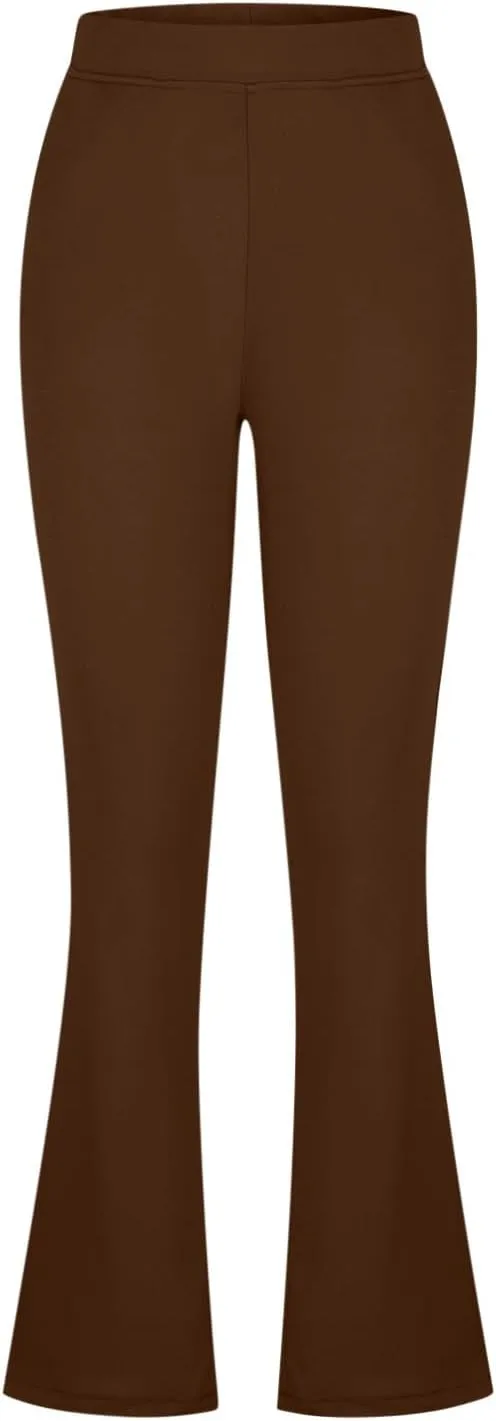 Dress Pants for Women Business Casual Work Pant High Waist Stretchy Trouser Pull On Office Slacks Summer Bootcut Pant