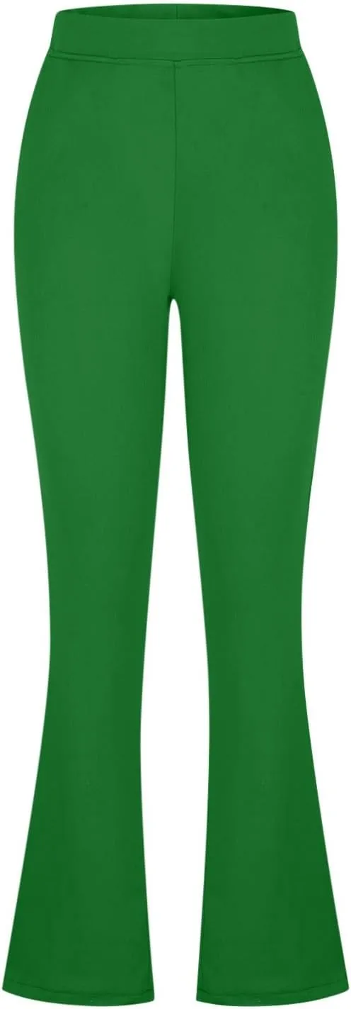 Dress Pants for Women Business Casual Work Pant High Waist Stretchy Trouser Pull On Office Slacks Summer Bootcut Pant