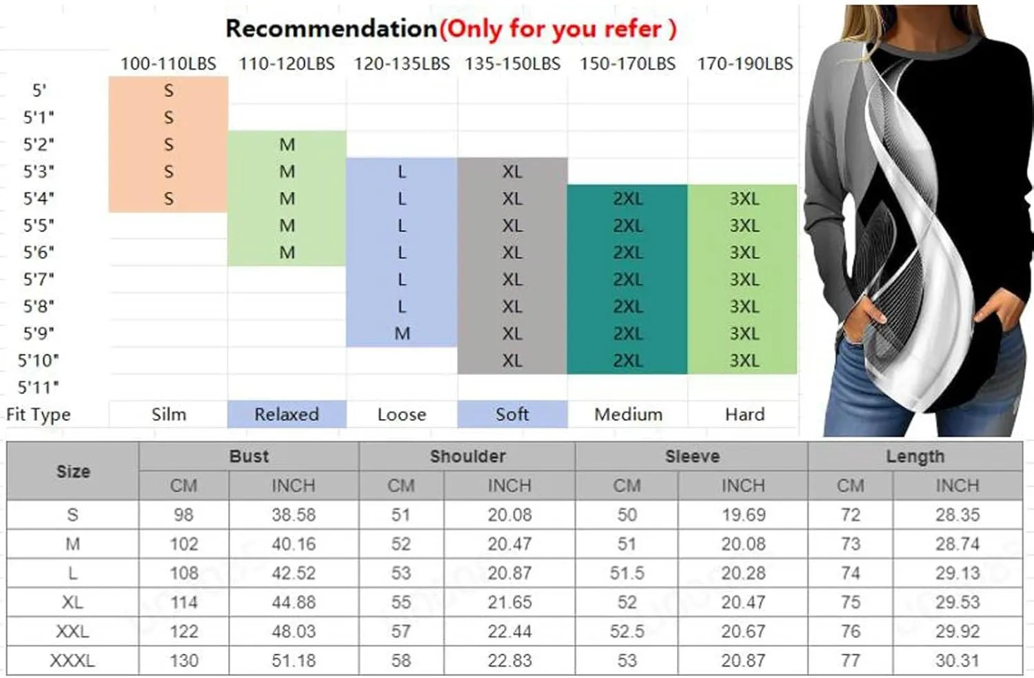 DuDubaby Sweatshirt for Women Round Neck Shirts Trendy Striped Print Long Sleeve Blouses Oversized Vacation Sweatshirt