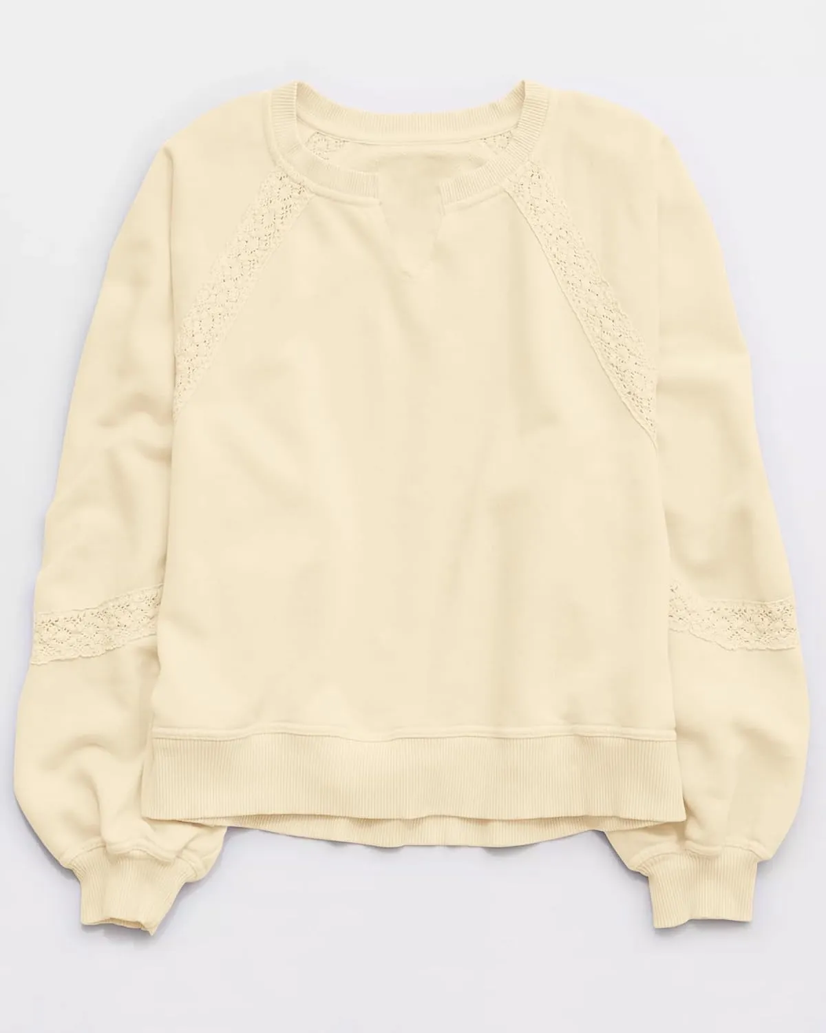 Gacaky Sweatshirt for Women Oversized Fleece Embroidered Crochet Hoodies Cropped Pullover Tops Comfy Fall Outfits Clothes