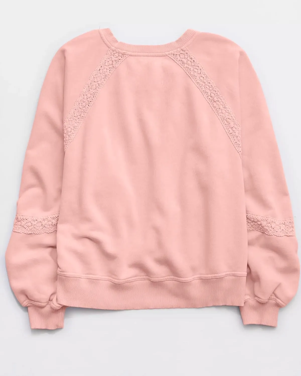 Gacaky Sweatshirt for Women Oversized Fleece Embroidered Crochet Hoodies Cropped Pullover Tops Comfy Fall Outfits Clothes