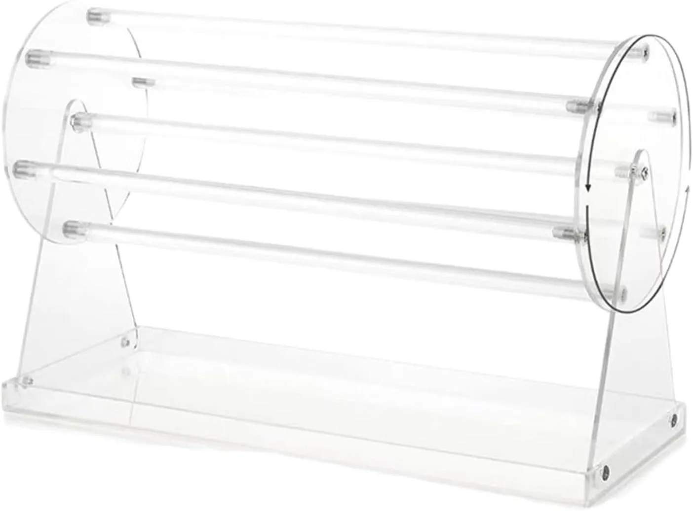 Hair Claw Clip Organizer Hairband Holder Jewelry Holder Acrylic with Tray Headband Rack