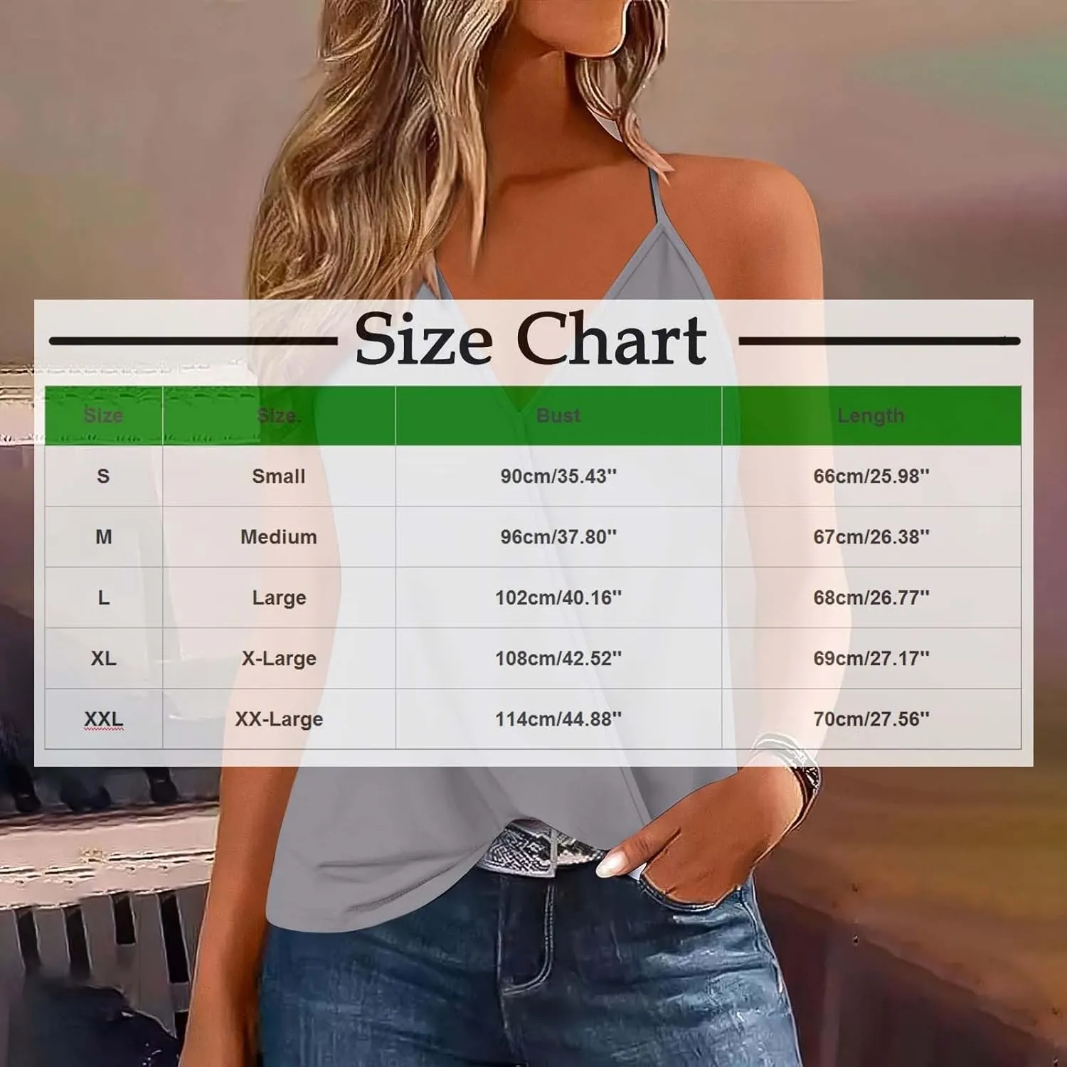 HGps8w Women's Loose Wrap Camisole Sexy 2025 Summer V Neck Spaghetti Straps Casual Sleeveless Tank Tops