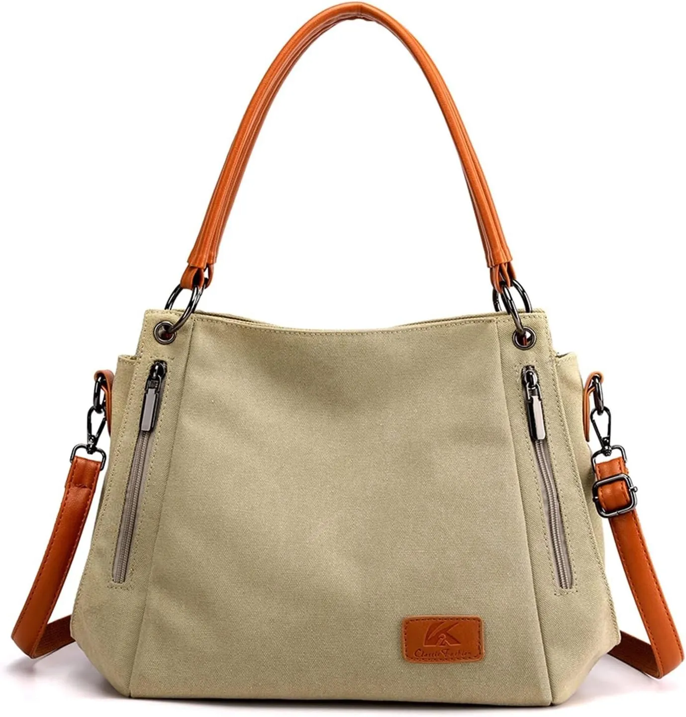 Large Capacity Messenger Top Handle Casual Crossbody for Travel Work Vintage Women Handbag Canvas Shoulder