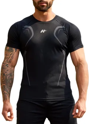 LBL Leading the Better Life Men's Workout Shirts Dry Fit Moisture Wicking Short Sleeve Mesh Athletic T-Shirts