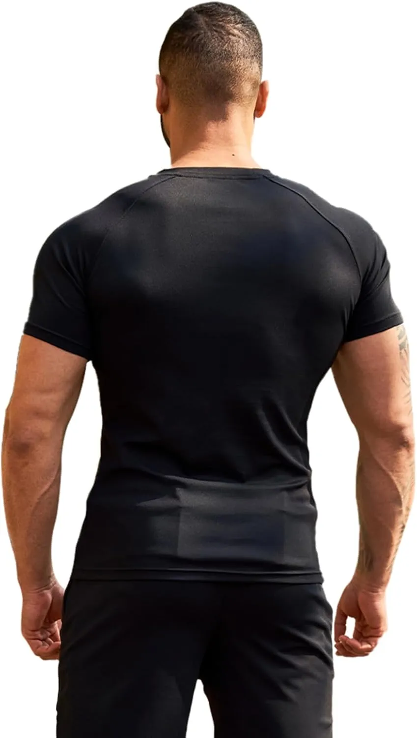 LBL Leading the Better Life Men's Workout Shirts Dry Fit Moisture Wicking Short Sleeve Mesh Athletic T-Shirts