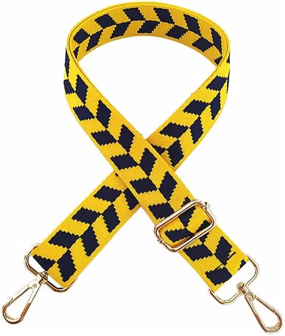 Length 80-130cm 3.8cm Wide Shoulder Strap Replacement Crossbody Straps for Handbags Purse Strap Gold Metal