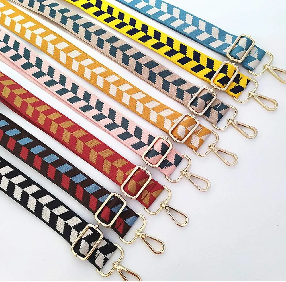 Length 80-130cm 3.8cm Wide Shoulder Strap Replacement Crossbody Straps for Handbags Purse Strap Gold Metal