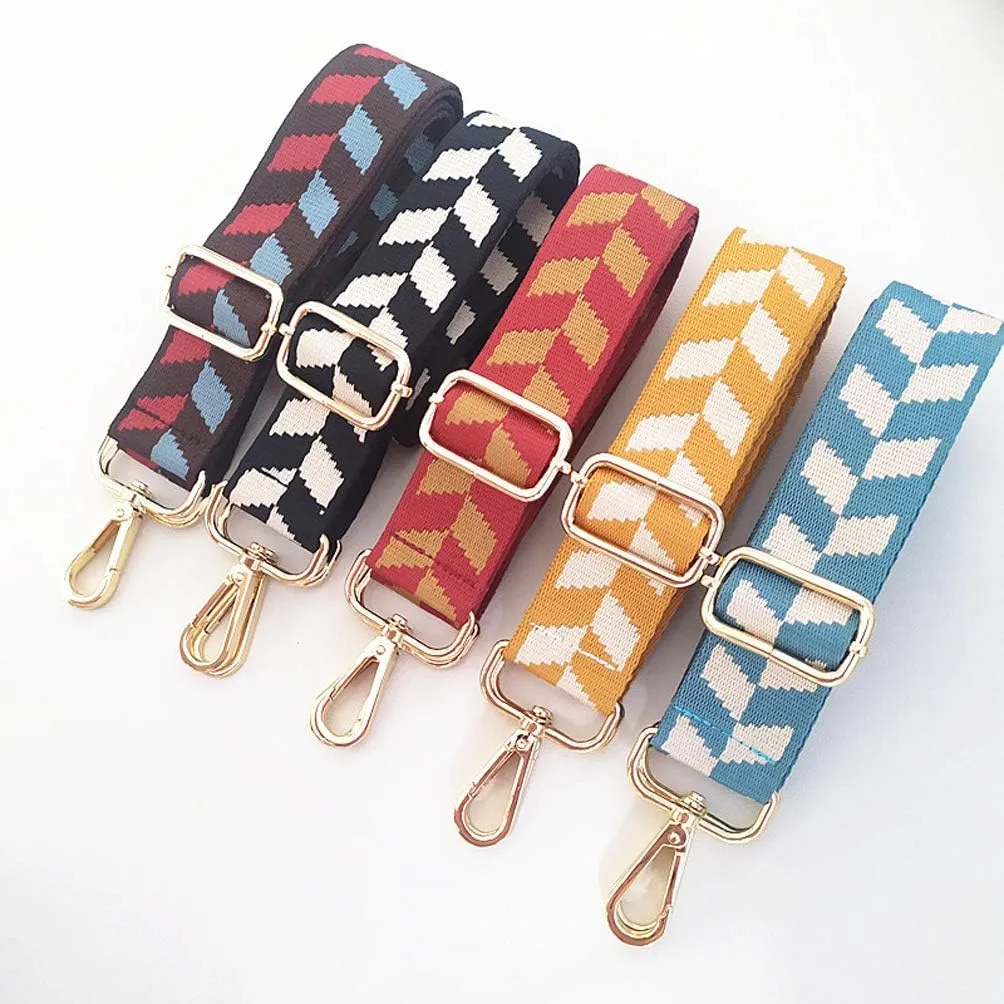 Length 80-130cm 3.8cm Wide Shoulder Strap Replacement Crossbody Straps for Handbags Purse Strap Gold Metal