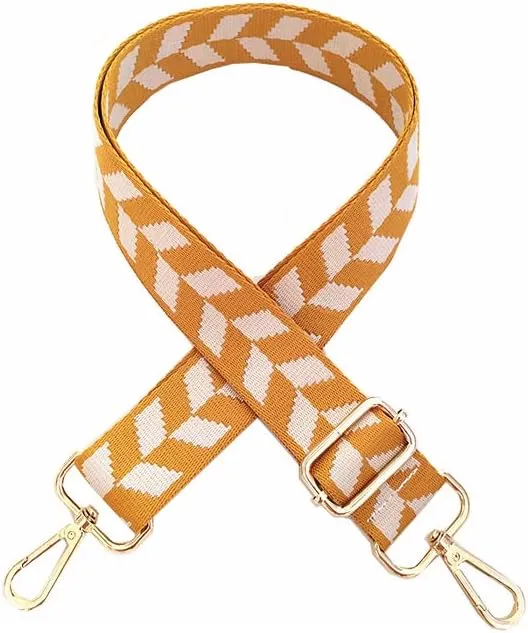 Length 80-130cm 3.8cm Wide Shoulder Strap Replacement Crossbody Straps for Handbags Purse Strap Gold Metal