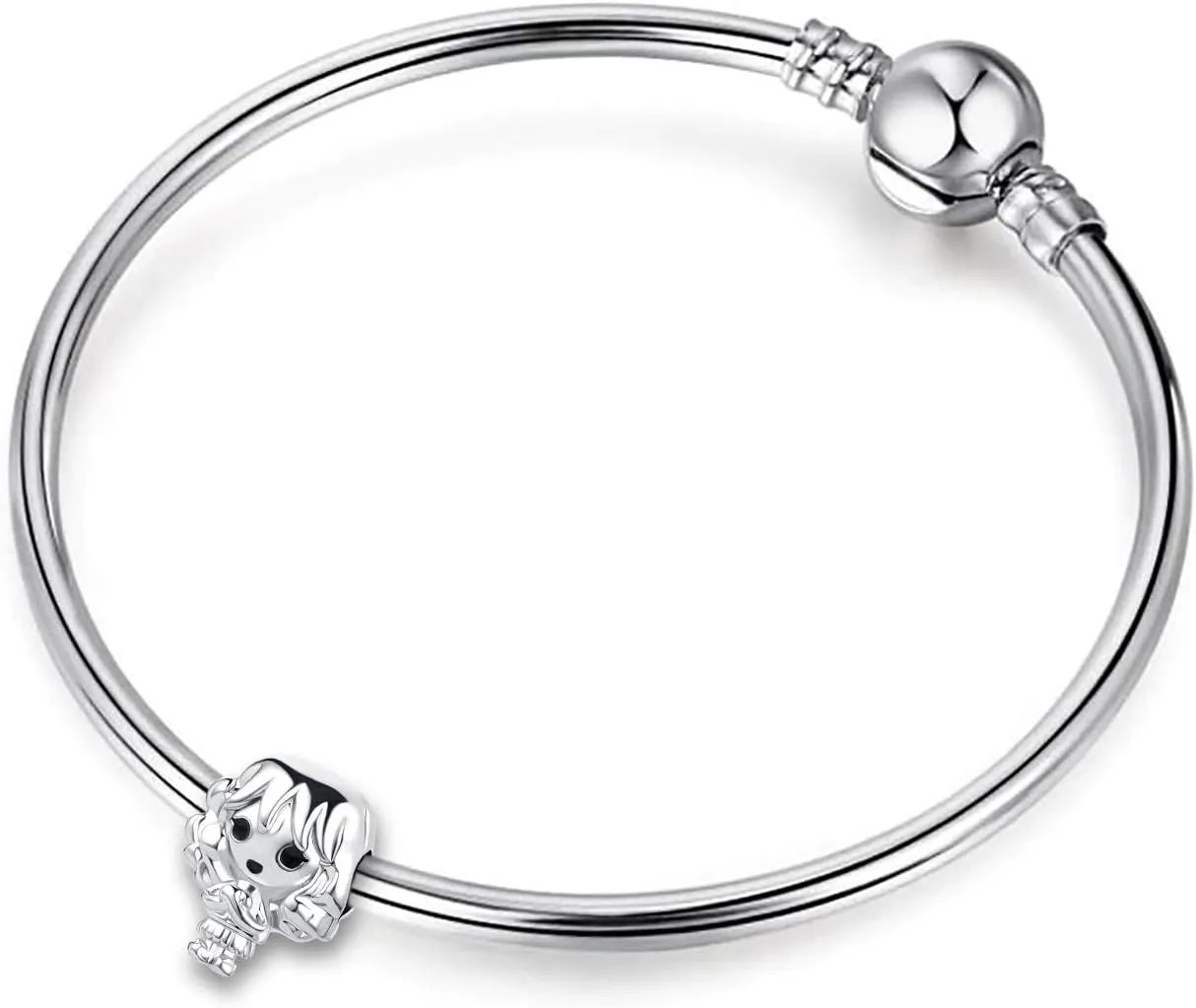 Little Pink Girl Boy Charm Harry Potter Hermione Japanese Dol Bead fit Pandora Charm Bracelet