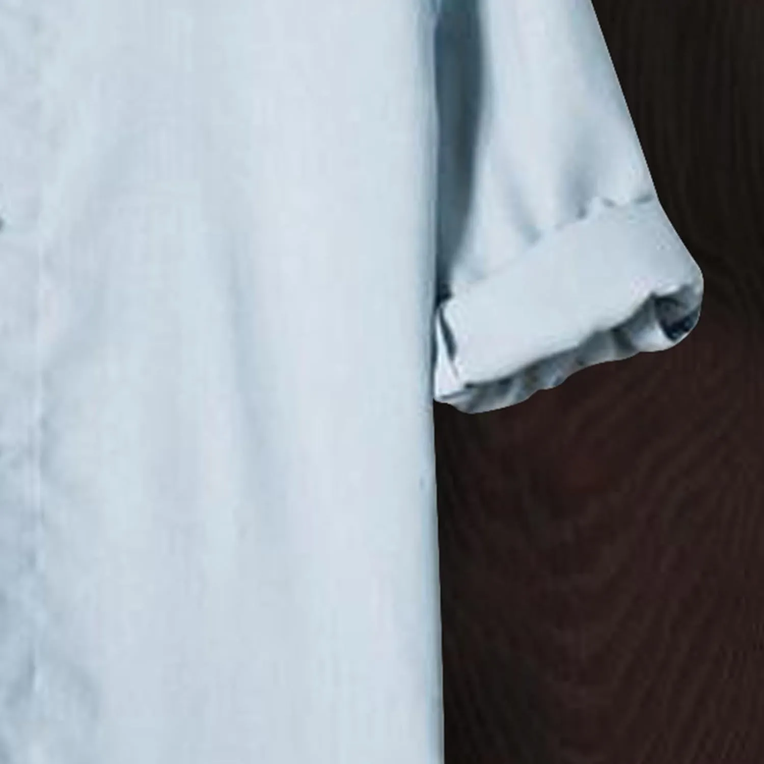 Mens 3/4 Length Sleeve Shirts Casual Button Up Summer Linen Shirt Loose Fit Solid Color Vacation Trendy Outfits