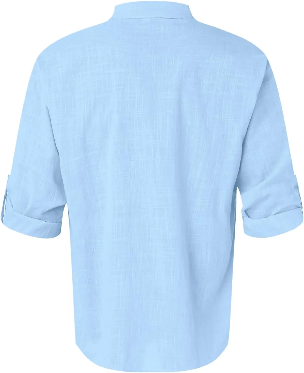 Mens Linen Shirts Long Sleeve Button Up Casual Shirts Loose Fit Comfy Summer Tops 2025 Fashion Beach Vacation Clothes