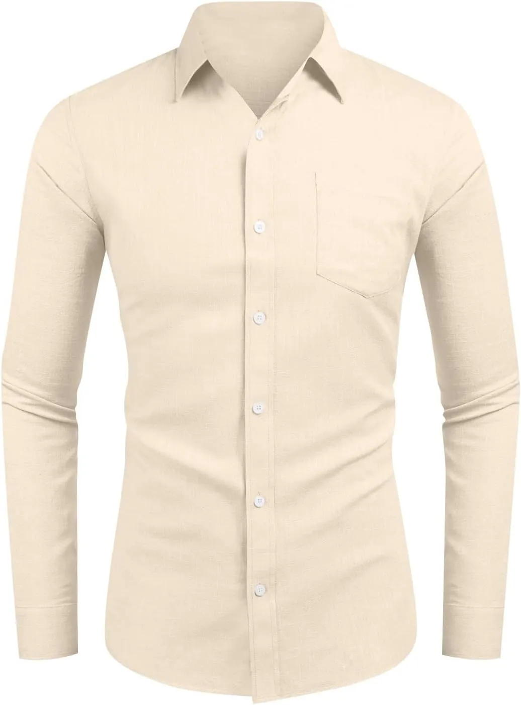 Mens Long Sleeve Button Down Shirts Casual Simple Solid Tops for Men Funny Print Party Dress Shirt Holiday Outfits
