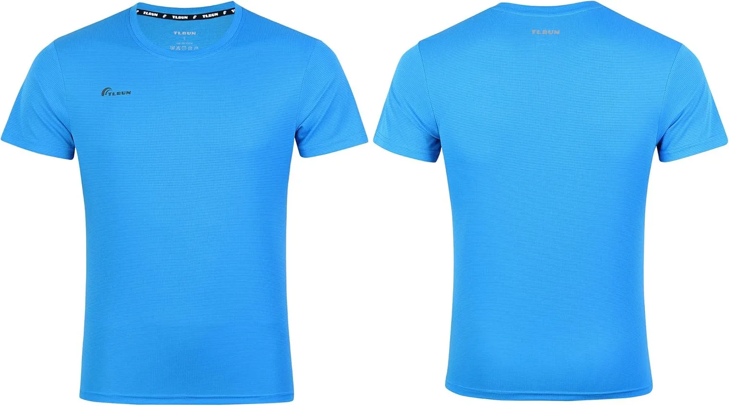 Men's Ultra Lightweight Running Shirts, Dry Fit Marathon Top Tee, Cool Short Sleeve Athletic T-Shirts
