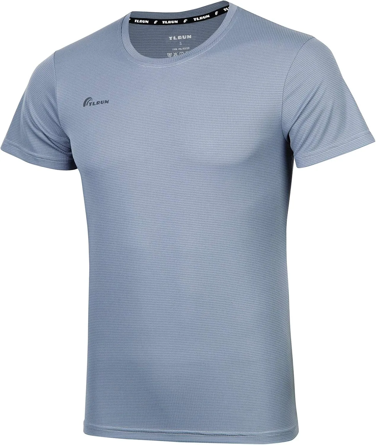 Men's Ultra Lightweight Running Shirts, Dry Fit Marathon Top Tee, Cool Short Sleeve Athletic T-Shirts