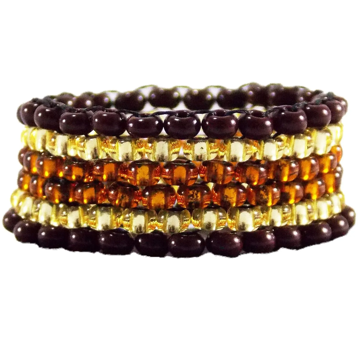 Seed beaded rings for women Unique geometric rings 6 size midi finger ring gift