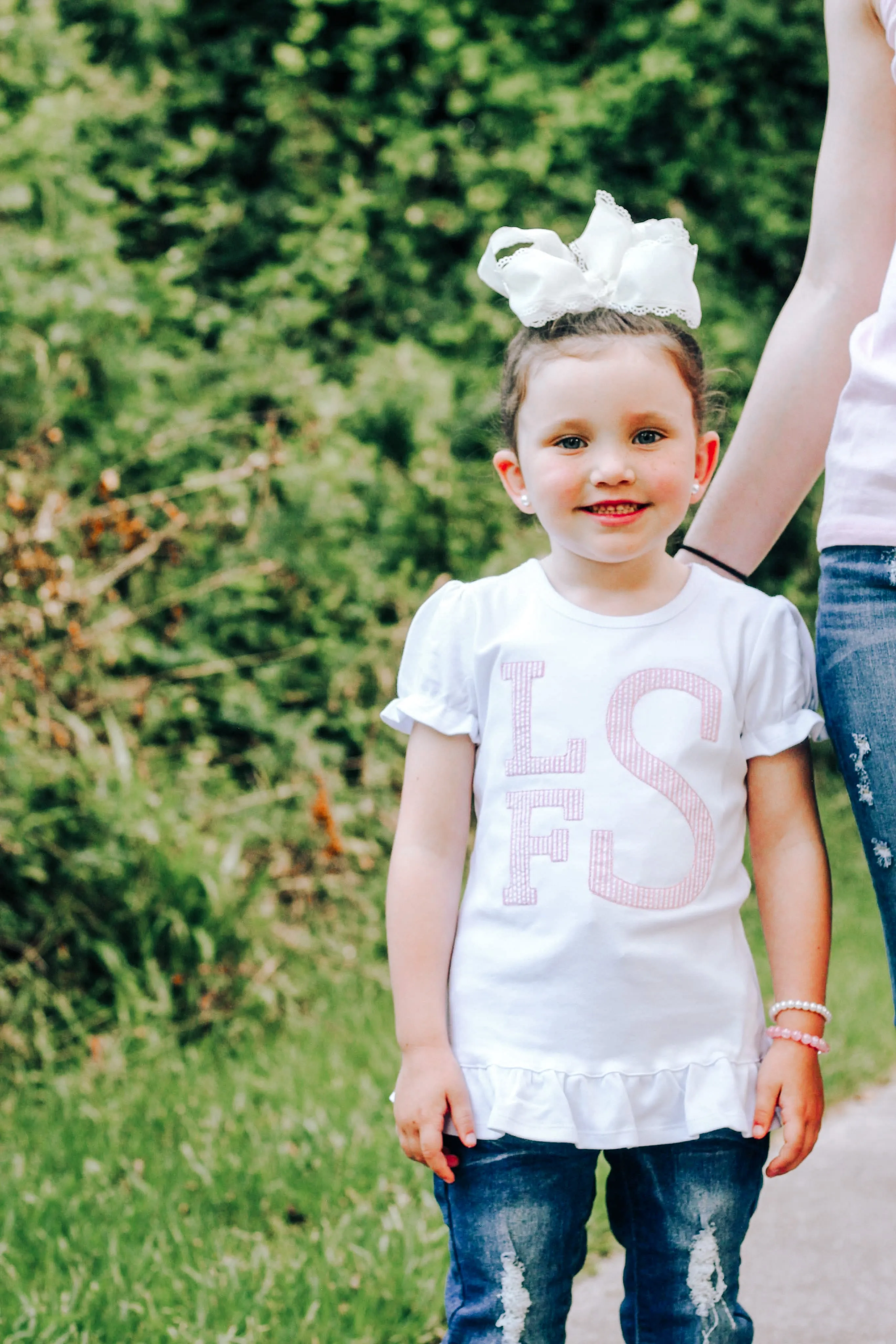 Seersucker Monogrammed Tees