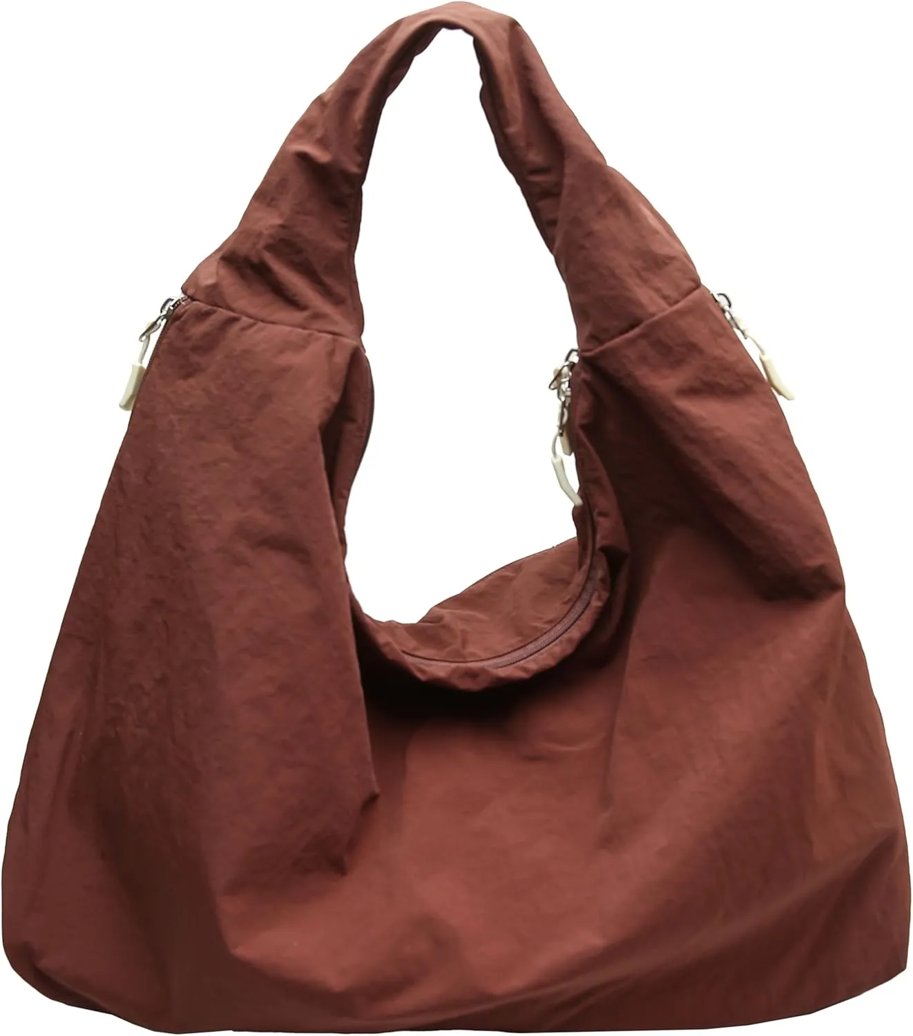 Solid Hobo Shoulder Bag Large Tote Bags For Women Soft Slouchy Handbag Casual Purse Work Travel