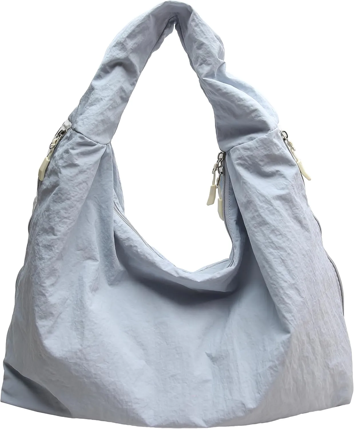 Solid Hobo Shoulder Bag Large Tote Bags For Women Soft Slouchy Handbag Casual Purse Work Travel