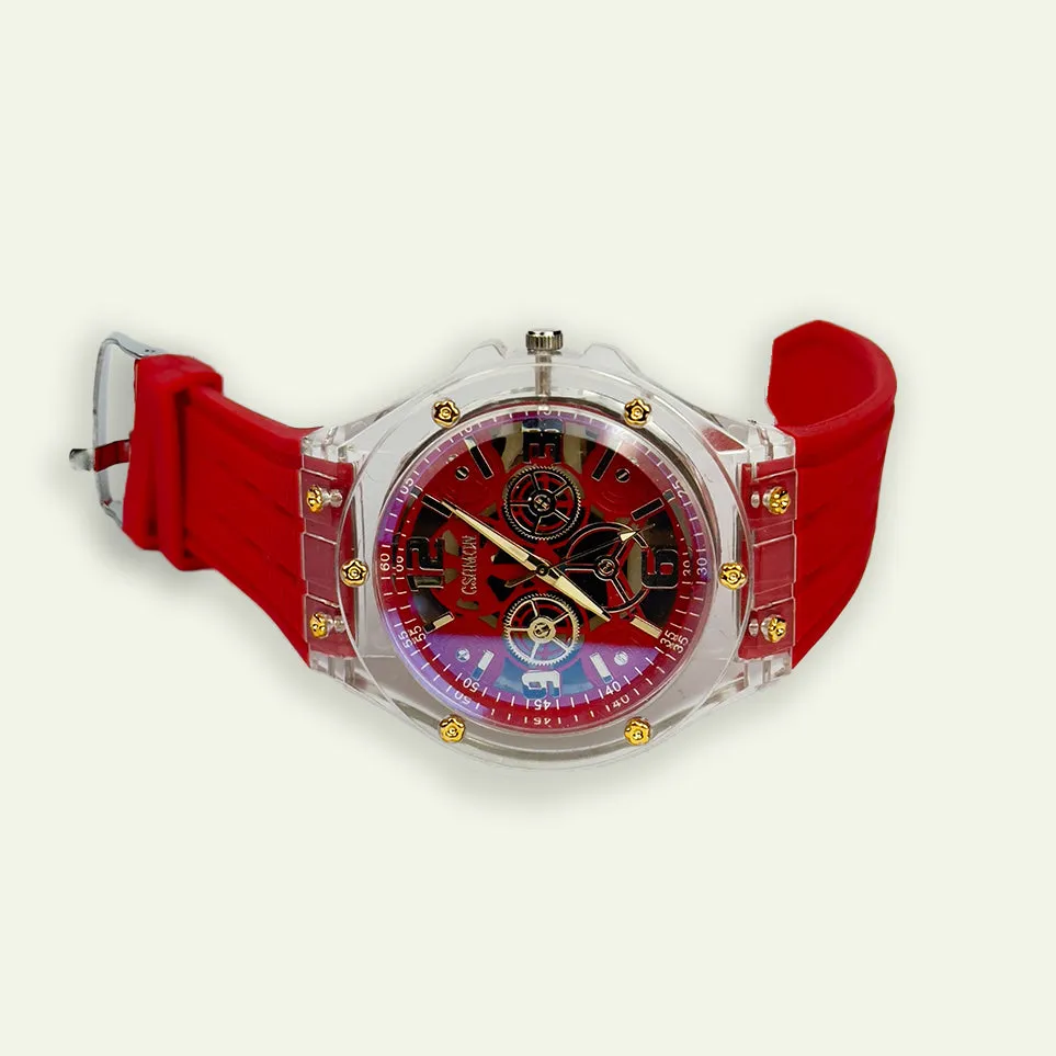 Stylish Watch for KIDS Transparent Dial
