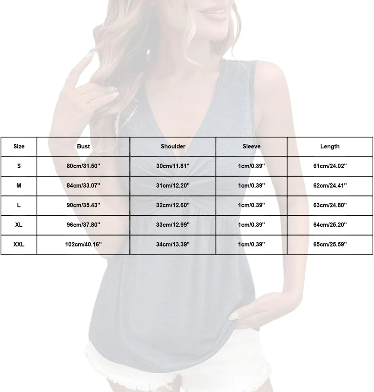 Summer Tops for Women Sleeveless Twist Front V Neck Shirts Casual Flowy Elegant Peplum Tank Tops