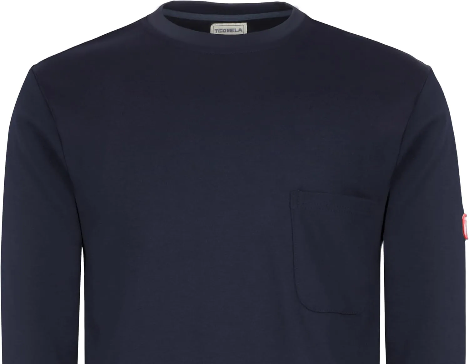 TICOMELA FR Shirts for Men Flame Resistant Shirt NFPA2112/CAT2 7oz Fire Retardant Men's Long Sleeve Henley Shirts