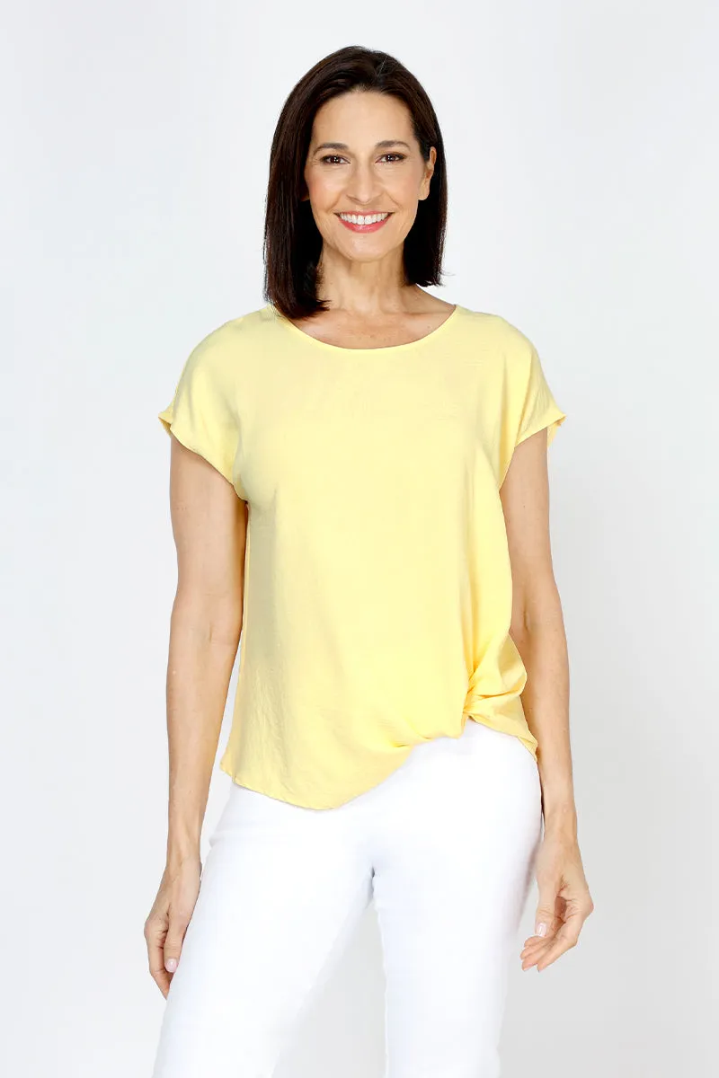 Top Ligne Airflow Twist Hem Top