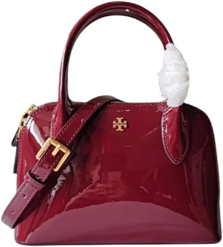 Tory Burch Emerson Women's Mini Dome Satchel Crossbody Saffiano Leather