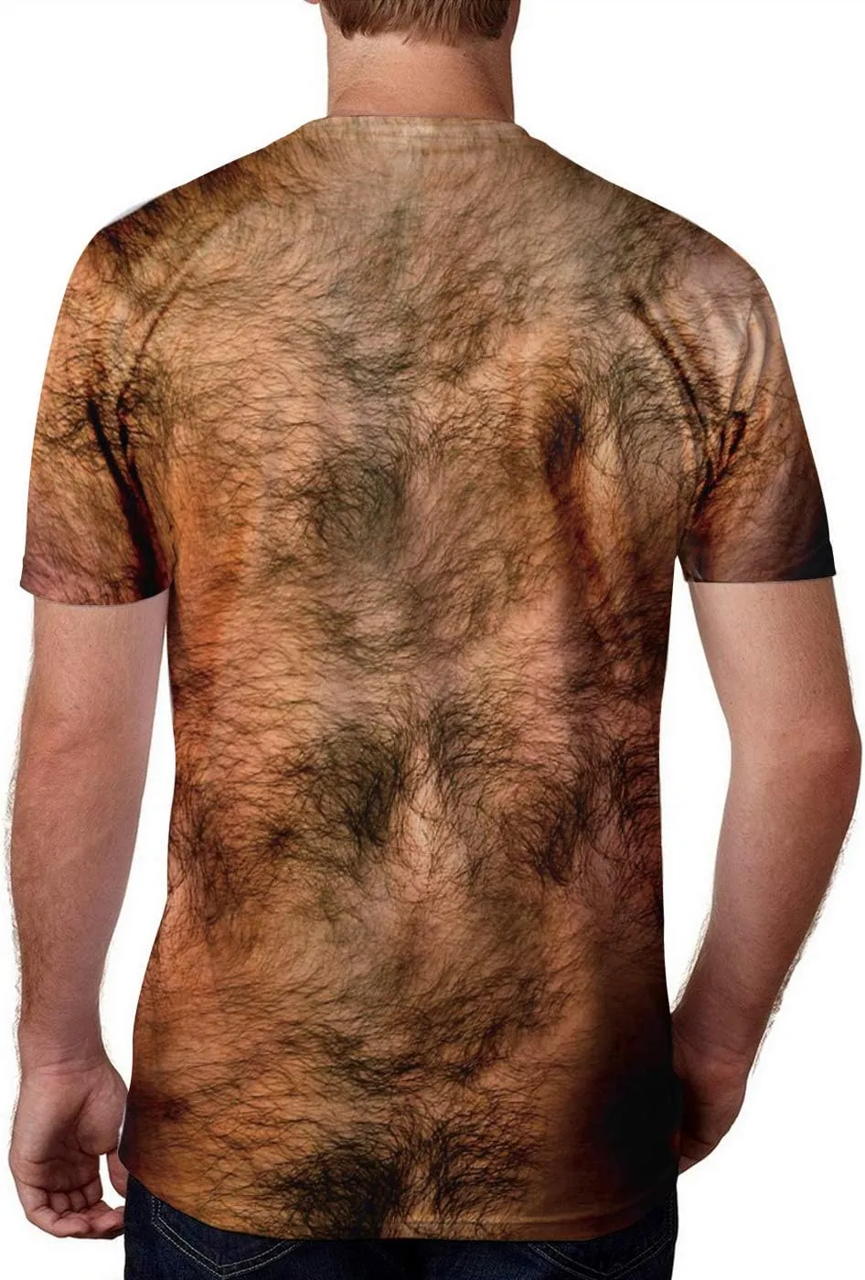 uideazone Mens Short Sleeve T-Shirt Casual 3D Creative Print Crewneck Graphic Tees