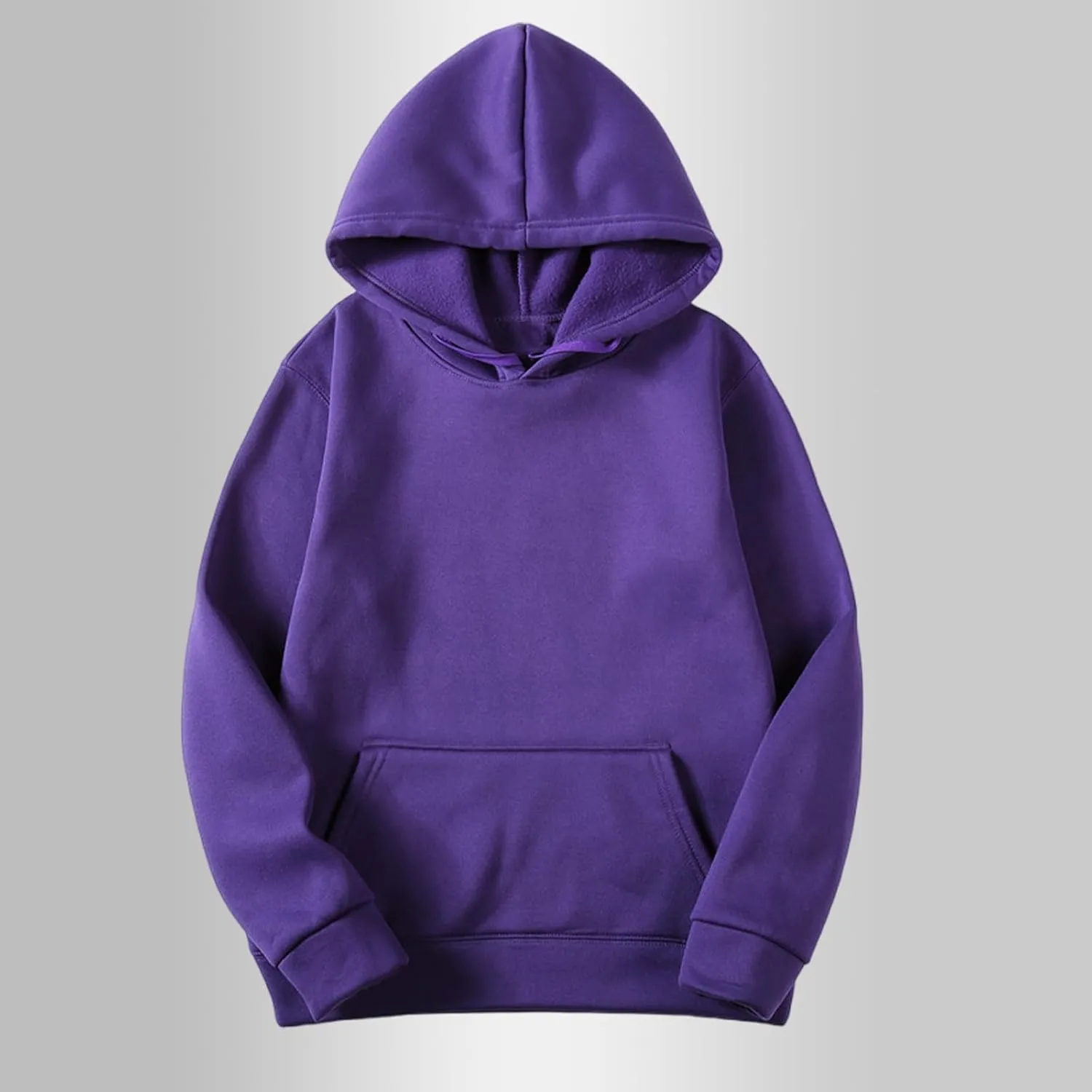Women 2025 Fall Fashion Casual Long Sleeve Hooded Sweatshirts Loose Fit Solid Color Tops Oversized Pullover Shirts