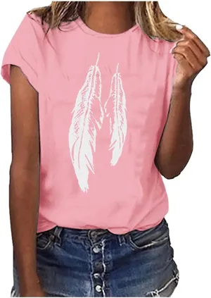 Women Animal Graphic Tee Top Dragonfly Tshirt Tops Funny Cute Short Sleeve Tunic Shirt 2023 Spring Blouse Gift Shirts