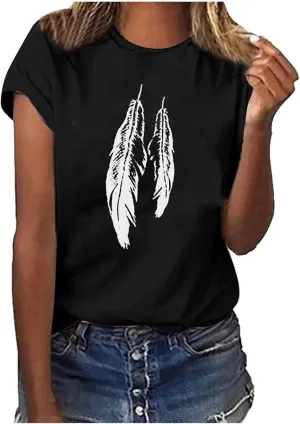 Women Animal Graphic Tee Top Dragonfly Tshirt Tops Funny Cute Short Sleeve Tunic Shirt 2023 Spring Blouse Gift Shirts